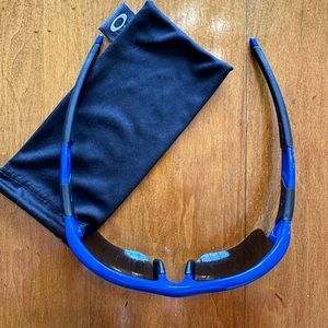 Oakley Flak Jacket Sunglasses Blue/Black